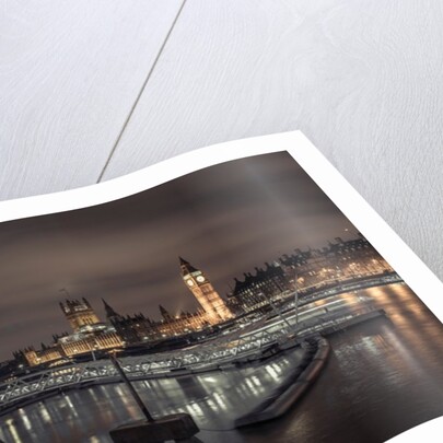 London cityscape in evening by Assaf Frank